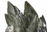 Green-Black Calcite Crystal Cluster - Sweetwater Mine #176300-6